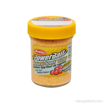 Berkley PowerBait Natural Glitter Trout Dough Bait Garlic Scent/Flavor, Chartreuse 553146185